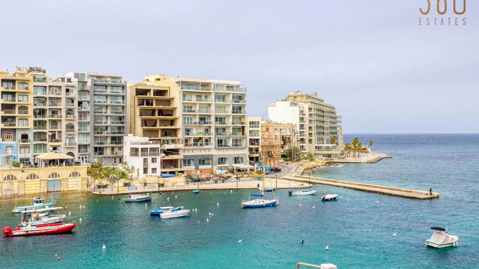 Apartment One Of A Kind, 1Br Seafront Home In St Julians By 360 Estates Saint Julian's Malta