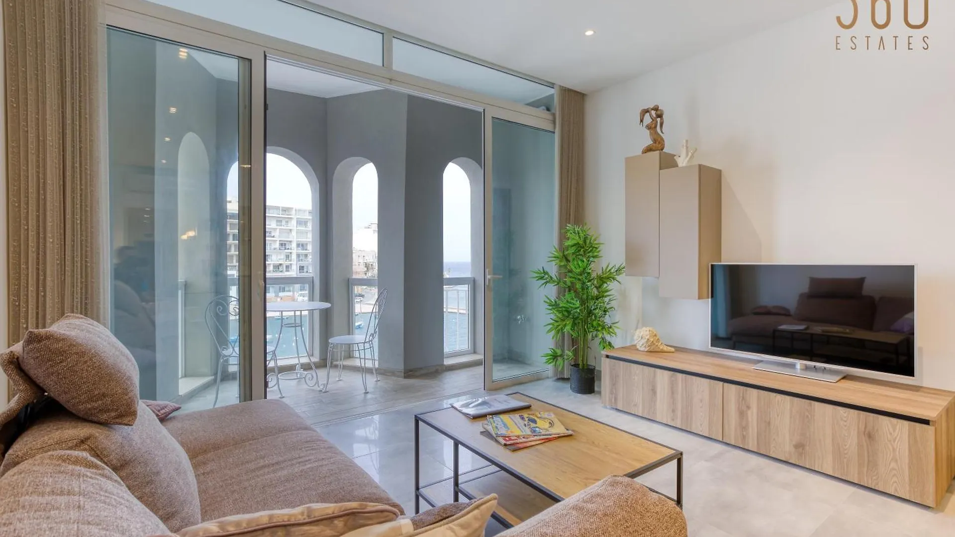 Apartment One Of A Kind, 1Br Seafront Home In St Julians By 360 Estates Saint Julian's